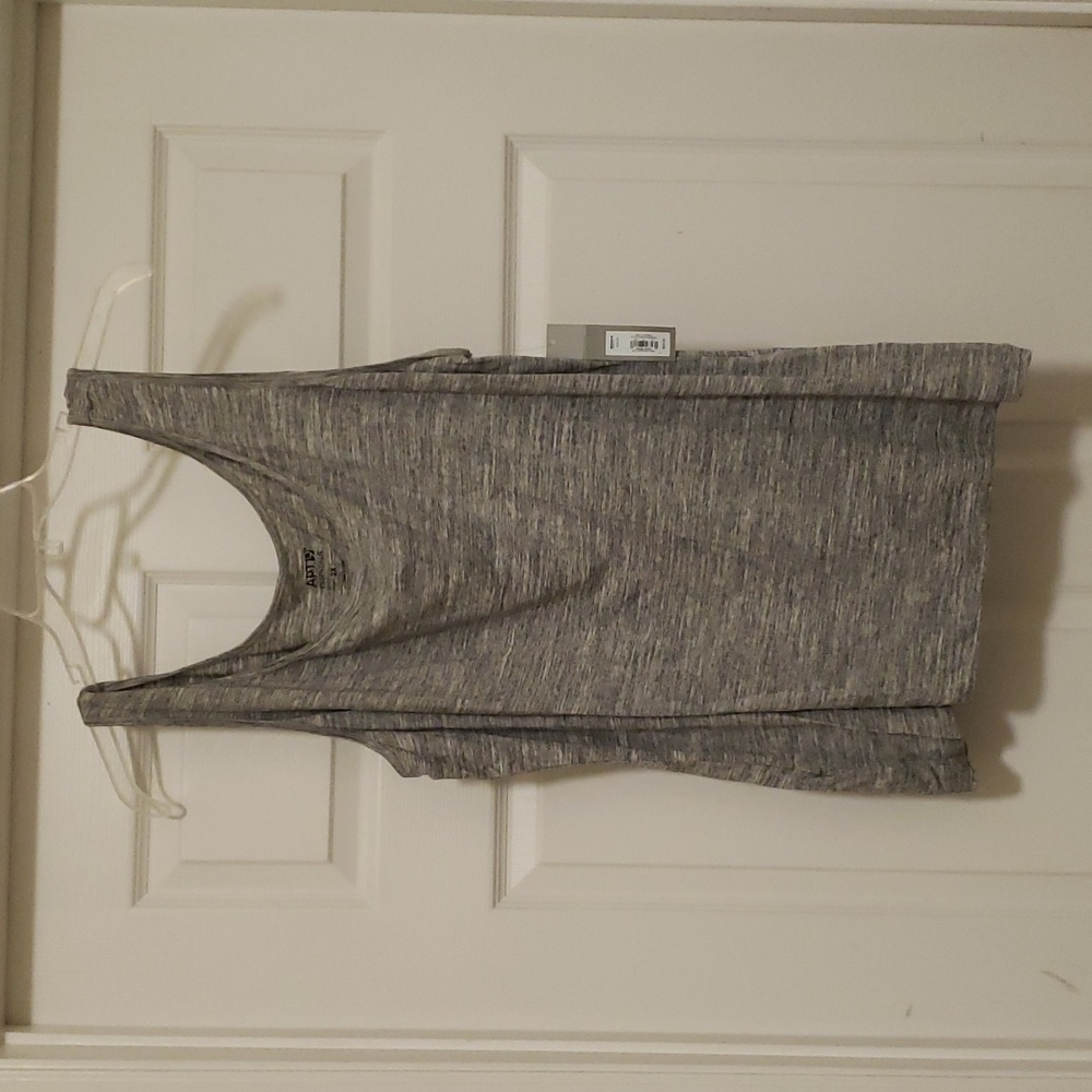 A.P.T. 9womens gray  sleeveless  top